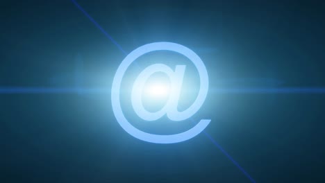 At-Zeichen-Symbol-Text-Explodieren-Email-Internet-Netz-Soziales-Netzwerk-E-Mail-Digital-4k